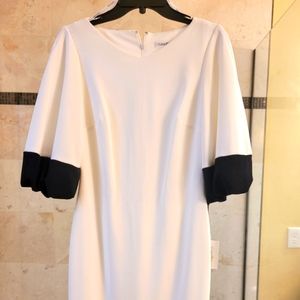 Women's Calvin Klein Formal Black/White Dress size 4